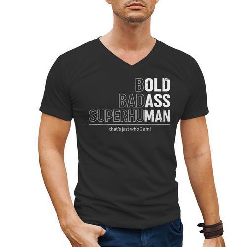 Dad Old Man Grandpa Gag Birthday Fathers Day Dad Men's V-Neck T-Shirt - Father's Day Fun