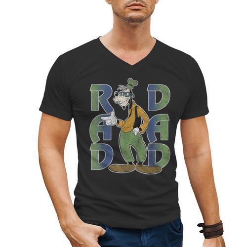 Disney Goofy Rad Dad Men's V-Neck T-Shirt - Father's Day Fun