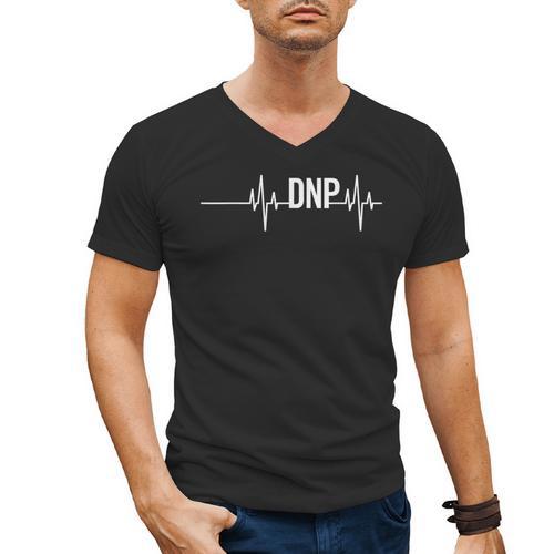 Doctor Of Nursing Practice Graduation DNP Heartbeat Men's V-Neck T-Shirt - Best Gift Smart
