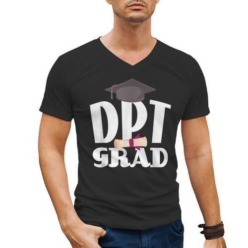 Doctor Of Physical Therapy Graduation T-Shirt Therapist DPT Men's V-Neck T-Shirt - Best Gift Smart