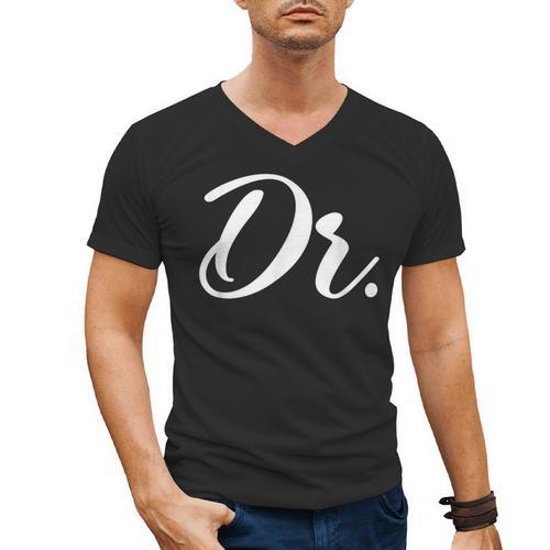 Dr Doctor Medical School Graduation Men & Women New Doctor Men's V-Neck T-Shirt - Best Gift Smart