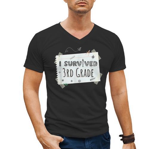 Elementary School Graduation Shirt Graduate Grad Men's V-Neck T-Shirt - Best Gift Smart