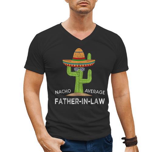 Fun Hilarious Dad-In-Law Humor Father-In-Law Men's V-Neck T-Shirt - Father's Day Fun