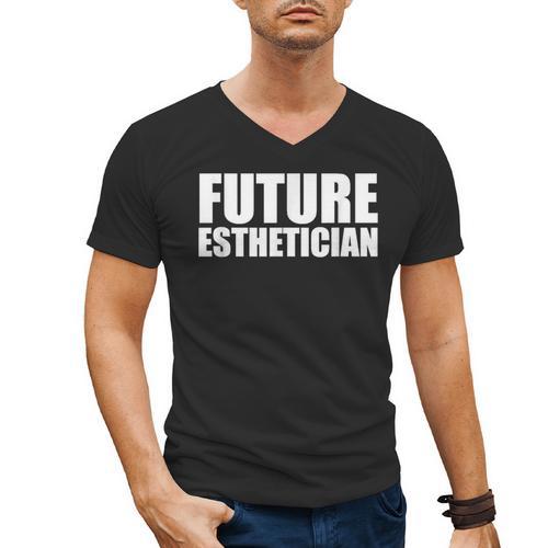 Future Esthetician Esthetics School Student Graduation Men's V-Neck T-Shirt - Best Gift Smart