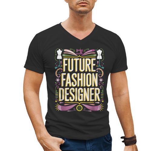Future Fashion Er Graduation School Toddler Women Men Men's V-Neck T-Shirt - Best Gift Smart