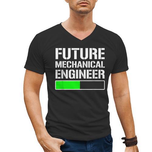 Future Mechanical Engineer Cool Graduation Men's V-Neck T-Shirt - Best Gift Smart