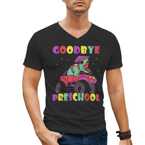 Goodbye Preschool Graduates Pre School Graduation Graduate Men's V-Neck T-Shirt - Best Gift Smart