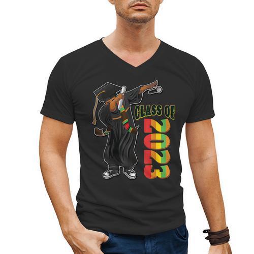 Grads Senior Class Of 2023 Graduation Decoration Stole Men's V-Neck T-Shirt - Best Gift Smart