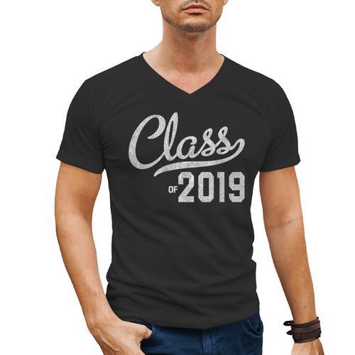 Graduation For Her Him 2019 Class Men's V-Neck T-Shirt - Best Gift Smart
