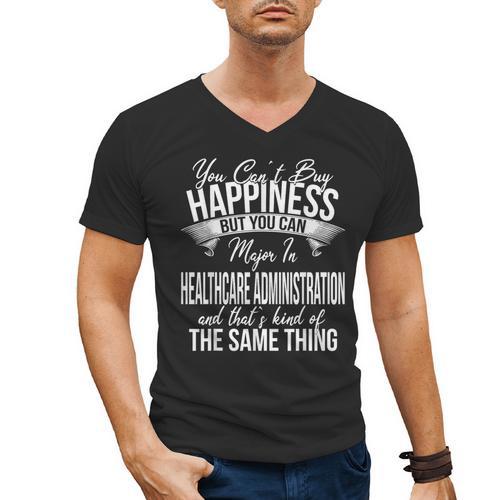 Graduation Healthcare Administration Major Men's V-Neck T-Shirt - Best Gift Smart