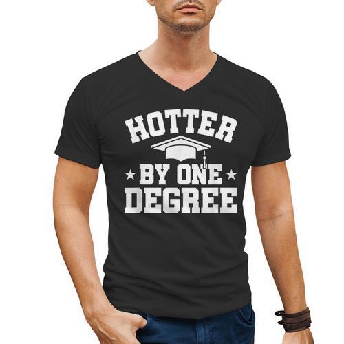 Graduation Hotter By One Degree Men's V-Neck T-Shirt - Best Gift Smart