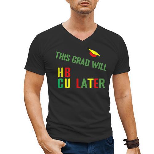 HBCU Graduation Shirt HBCU Grad Shirt Men's V-Neck T-Shirt - Best Gift Smart