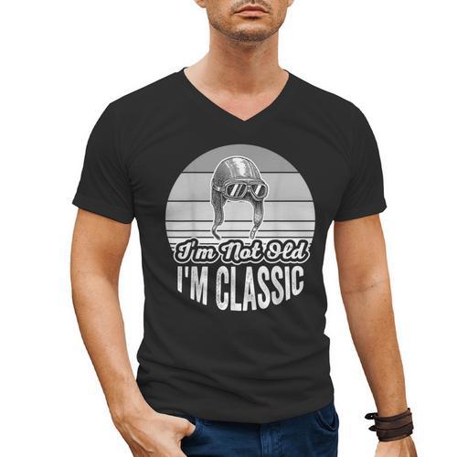 I'm Not Old I'm Classic Nostalgia Humor Men's V-Neck T-Shirt - Figerry