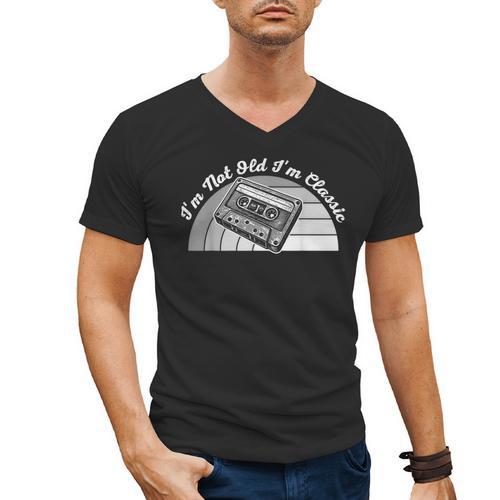 I'm Not Old I'm Classic Retro Humor Nostalgia Men's V-Neck T-Shirt - Figerry