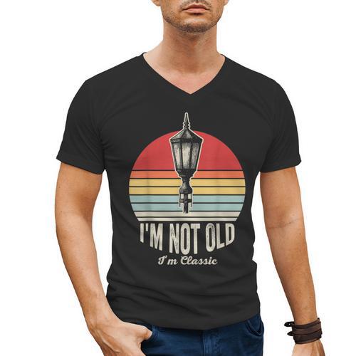 I'm Not Old I'm Classic Retro Nostalgia Men's V-Neck T-Shirt - Figerry