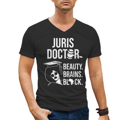 Juris Doctor Of Jurisprudence Law School Graduation Men's V-Neck T-Shirt - Best Gift Smart