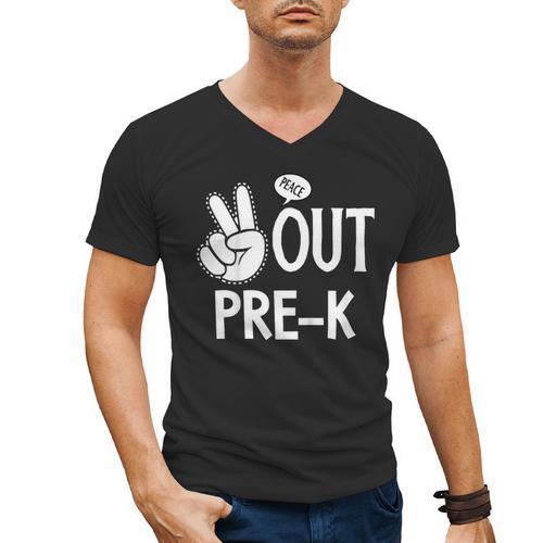 Kids Pre-K Graduation Kids Toddlers Men's V-Neck T-Shirt - Best Gift Smart