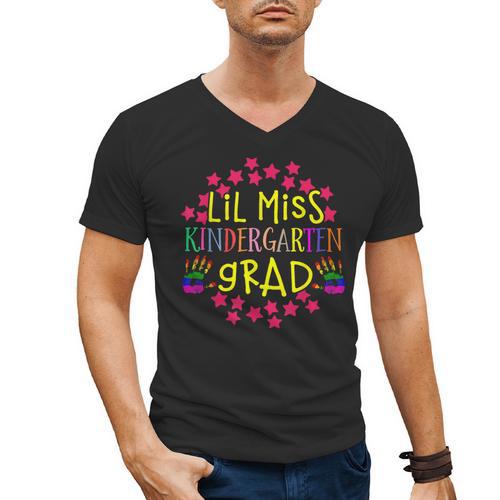 Kindergarten Graduation Shirts 2018 Girls T Shirt Men's V-Neck T-Shirt - Best Gift Smart