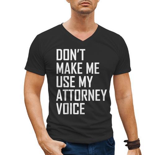 Lawyer Law School Graduation Attorney Men Women Men's V-Neck T-Shirt - Best Gift Smart
