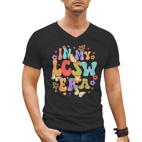 LCSW Grad Social Worker Graduation In My LCSW Era Men's V-Neck T-Shirt - Best Gift Smart