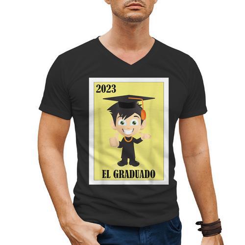 Mexican For Graduation El Graduado 2023 Men's V-Neck T-Shirt - Best Gift Smart