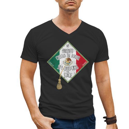 Mexican Pride Graduation 2019 Tshirt Men's V-Neck T-Shirt - Best Gift Smart