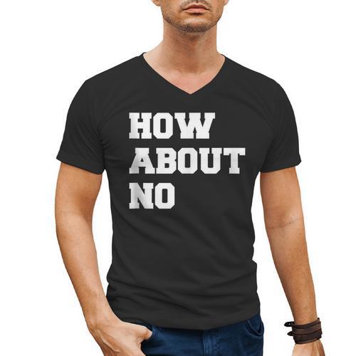 How About No Introvert Not So Social Men's V-Neck T-Shirt - Raresse