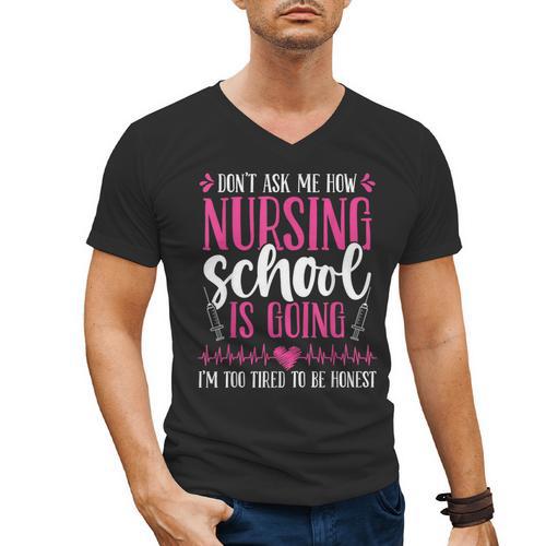 Nursing School Graduate Nurse Graduation Party Men's V-Neck T-Shirt - Best Gift Smart