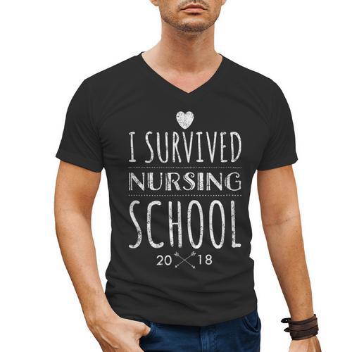 NursIng School Graduation For Practitioner Men's V-Neck T-Shirt - Best Gift Smart