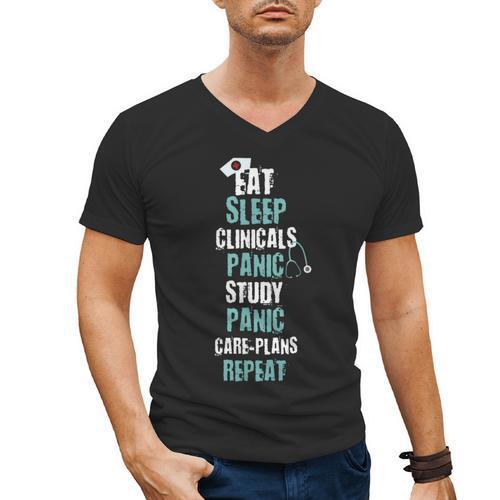 Nursing Student Nurse Life Graduation Shirt Men's V-Neck T-Shirt - Best Gift Smart