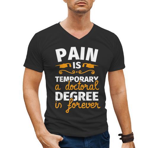 PhD Graduation PhD Graduate For Doctoral Grad Men's V-Neck T-Shirt - Best Gift Smart