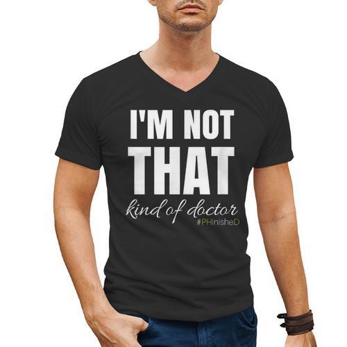 PhD Phinished 2018 PhD Graduation Tshirt Men's V-Neck T-Shirt - Best Gift Smart