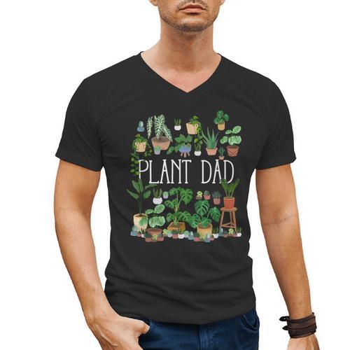 Potted Plant Dad Men's V-Neck T-Shirt - Father's Day Fun