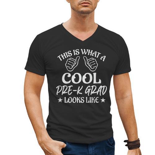 Pre-K Grad 2026 Preschool Prek Graduation Men's V-Neck T-Shirt - Best Gift Smart