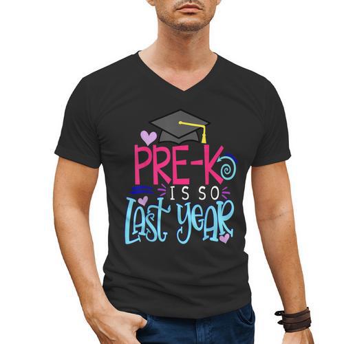 Pre-K Is So First Year Shirt Kids School Graduation Cute Men's V-Neck T-Shirt - Best Gift Smart