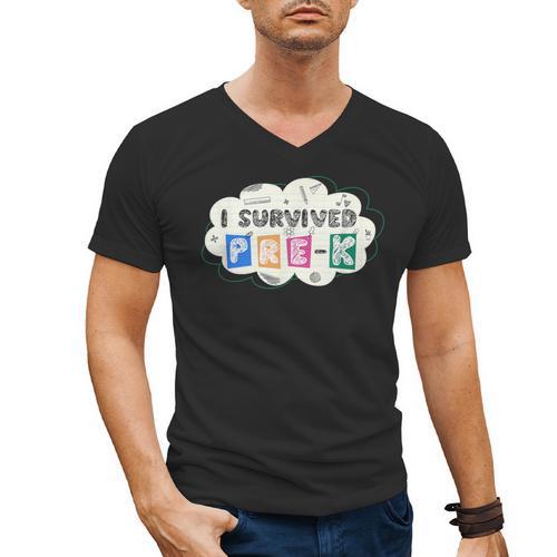 Pre School Graduation Shirts Graduate Grad Pre-K PreK Men's V-Neck T-Shirt - Best Gift Smart