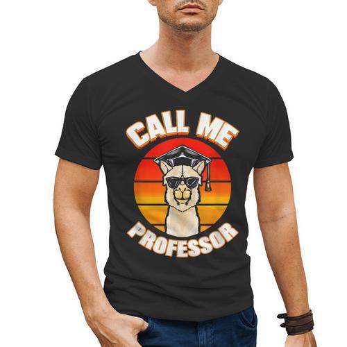 Professor Graduation For PhD Degree Doctor University Men's V-Neck T-Shirt - Best Gift Smart