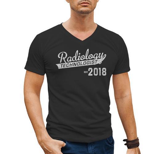Radiology Technologist Graduation Men's V-Neck T-Shirt - Best Gift Smart