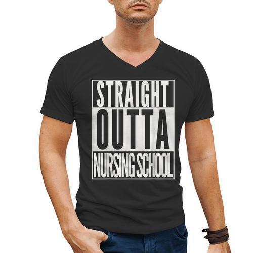 Registered Nurse Graduation Pinning Ceremony RN T Shirt Men's V-Neck T-Shirt - Best Gift Smart