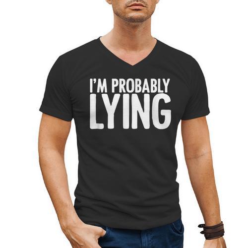 Sarcasm Humor Sassy Quote For Introvert People Men's V-Neck T-Shirt - Raresse