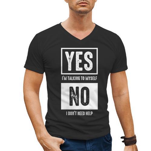 Sarcastic Independent Shopper Introvert Shopping Humor Men's V-Neck T-Shirt - Raresse