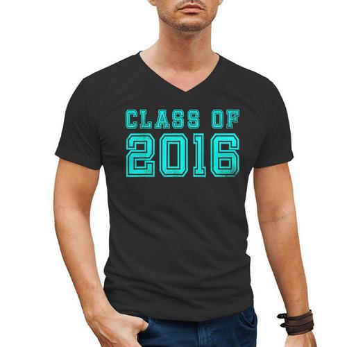 Senior Class Of 2016 Graduation T Shirt For Her Or Him Men's V-Neck T-Shirt - Best Gift Smart