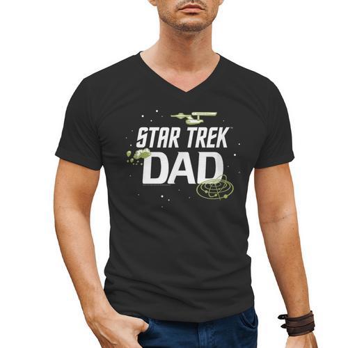 Star Trek Father's Day Star Trek Dad Icons Men's V-Neck T-Shirt - Father's Day Fun