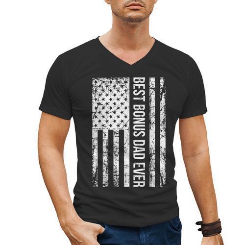 Step Dad Men's V-Neck T-Shirt - Father's Day Fun