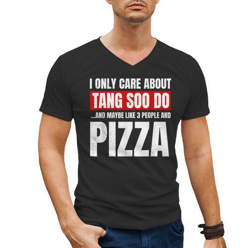 Tang Soo Do Sparring Martial Artist Karate Master Introvert Men's V-Neck T-Shirt - Raresse