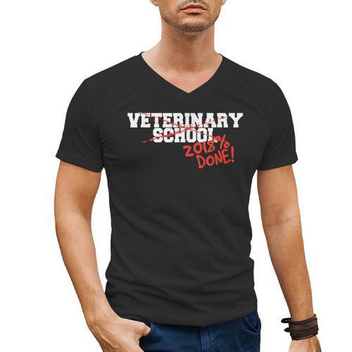 Veterinary School Graduation Class Of 2018 Men's V-Neck T-Shirt - Best Gift Smart