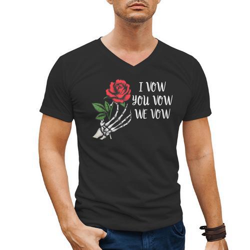 I Vow You Vow We Vow ShirtSmutty Fantasy Dark Romance Book Men's V-Neck T-Shirt - Bookorys