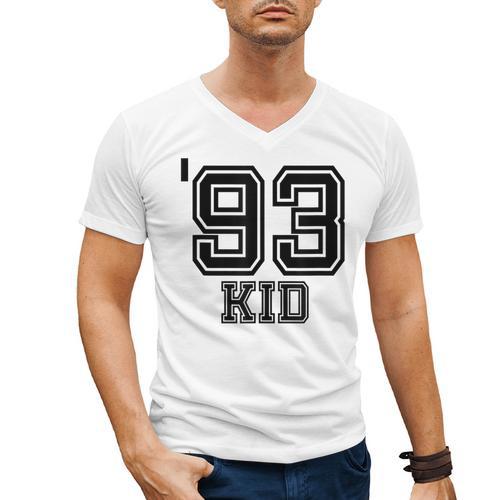 '93 Kid Perfect Vintage Retro Nostalgia Gear For Year 1993 Men's V-Neck T-Shirt - Figerry