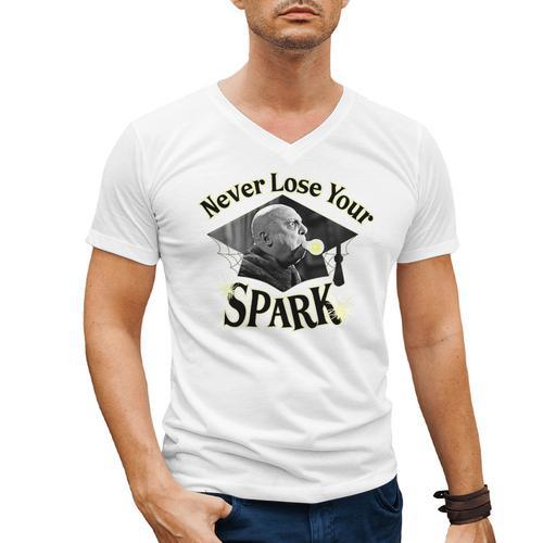 The Addams Family TV Series – Uncle Fester Graduation Spark Premium Men's V-Neck T-Shirt - Best Gift Smart