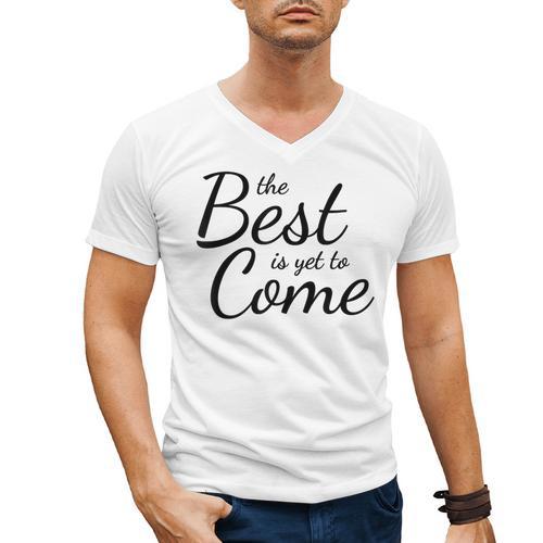 The Best Is Yet To Come Graduation Men's V-Neck T-Shirt - Best Gift Smart